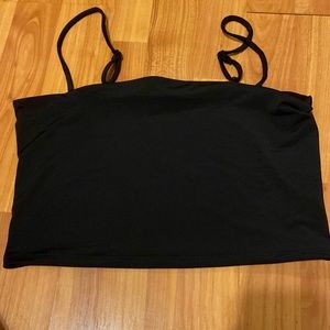 Silk crop top